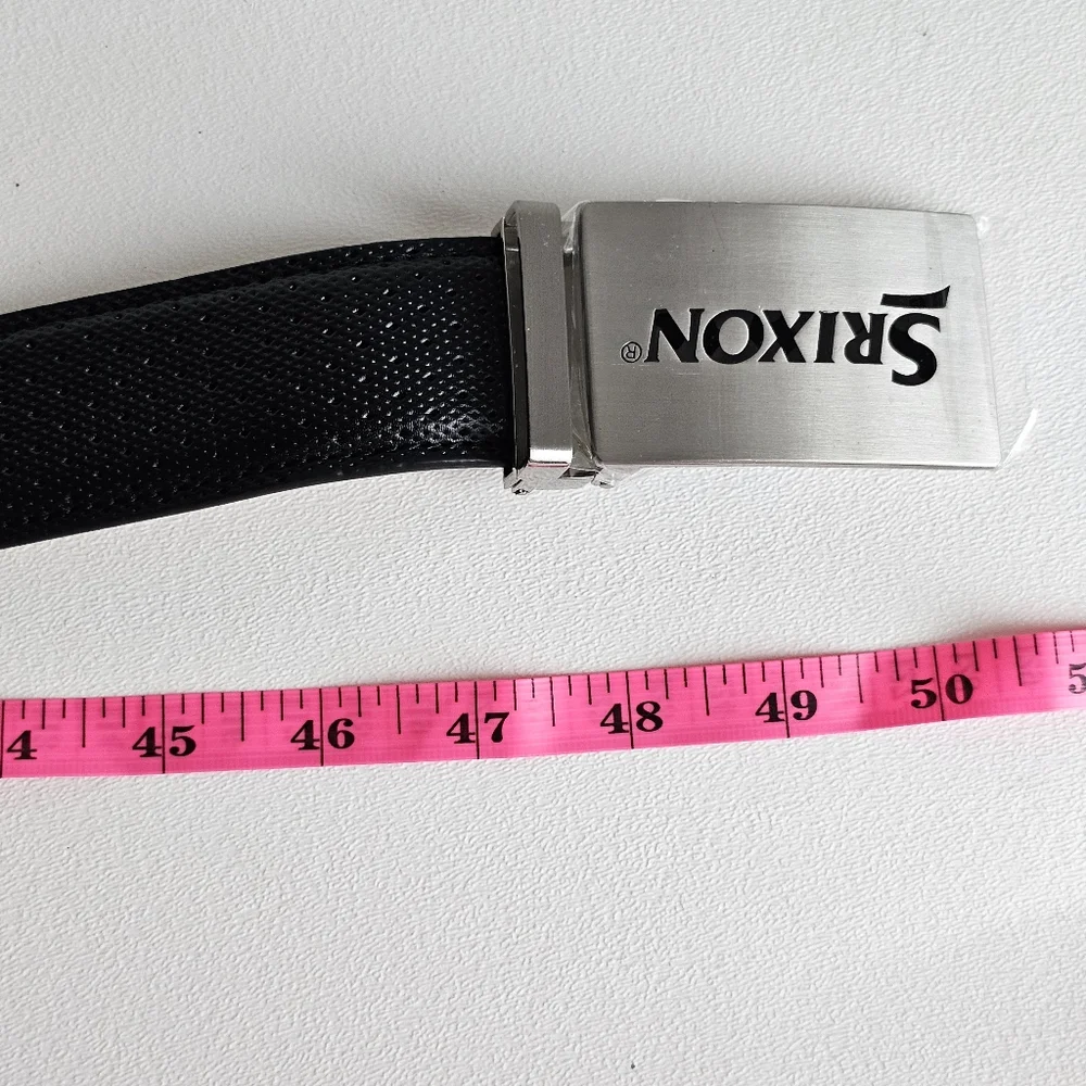🆕 Srixon x Druh Genuine Leather Golf Belt Adjustable 30–40, Rare & Collectible